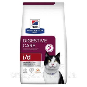 Сухий корм для котів Hill's Prescription Diet i/d Digestive Care Chicken з куркою 8 кг 606451