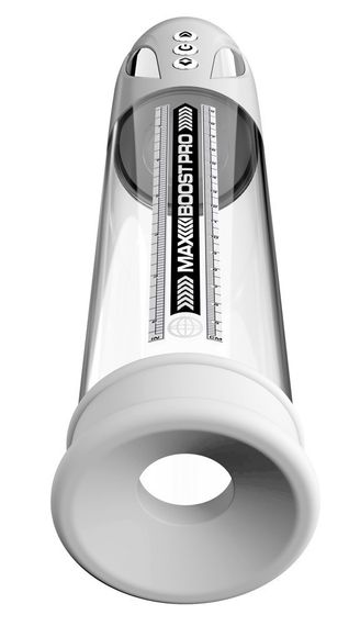 Помпа вакуммная Pipedream Pump Worx Max Boost Pro Flow белая, 30.6 см Sex Aura | Зображення 2
