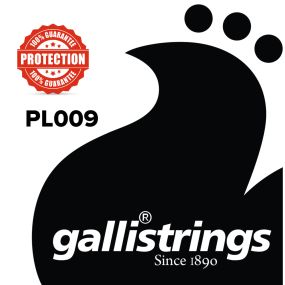 Струна для електрогітари Gallistrings PL009 (.009), Steel