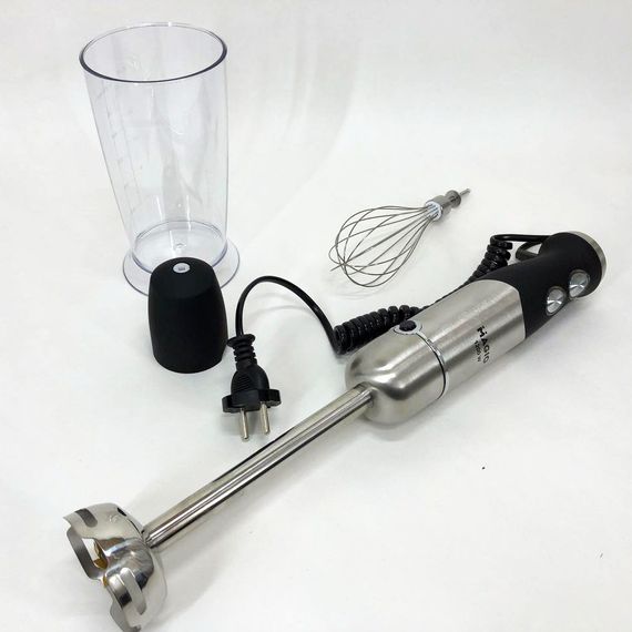 Побутовий потужний подрібнювач продуктів, Блендер занурювальний електричний, Блендер міксер смузі BZ-64 | Зображення 4