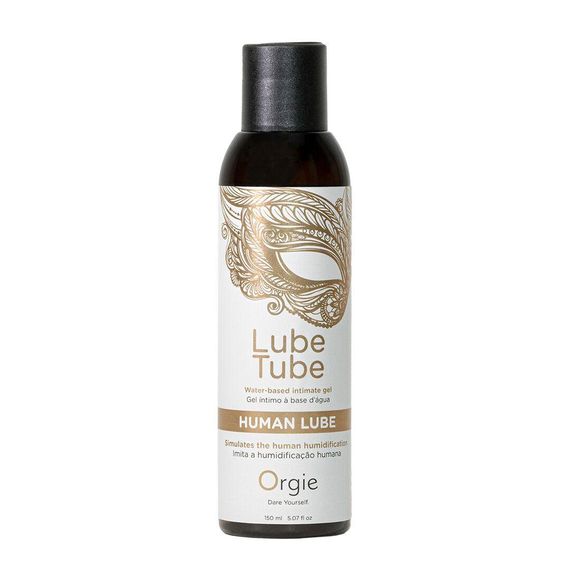 Лубрикант на водной основе Orgie Lube Tube Human Lube, 150 мл, имитация естественной смазки и слюны Sex Aura