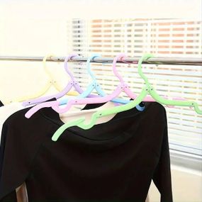 Складная вешалка для одежды Зеленая