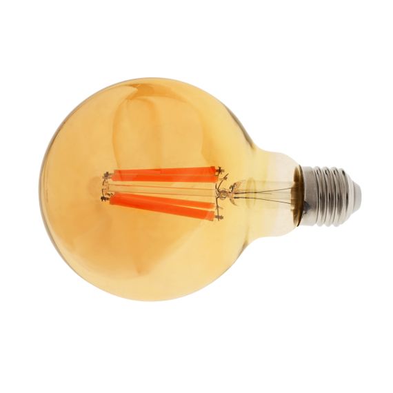 Лампа светодиодная LED 12W E27 COG WW G95 Amber 220V | Зображення 1