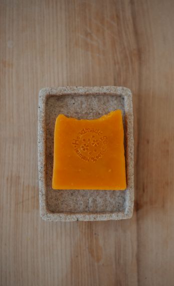 Органічне мило з нуля "Сонячна обліпиха" з олією Ши. Ручна робота. Регенеруючий ефект. | Зображення 1