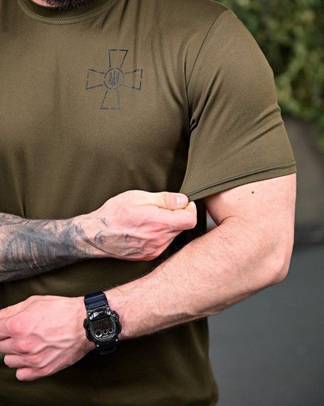 Тактична волога відводяча футболка ЗСУ oliva ПП7635 | Зображення 3