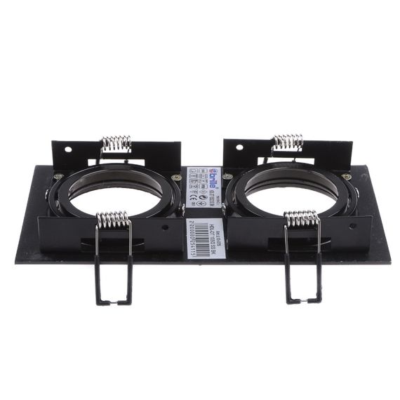 Светильник точечный HDL-DT 105/2 SS BK MR16 | Зображення 6