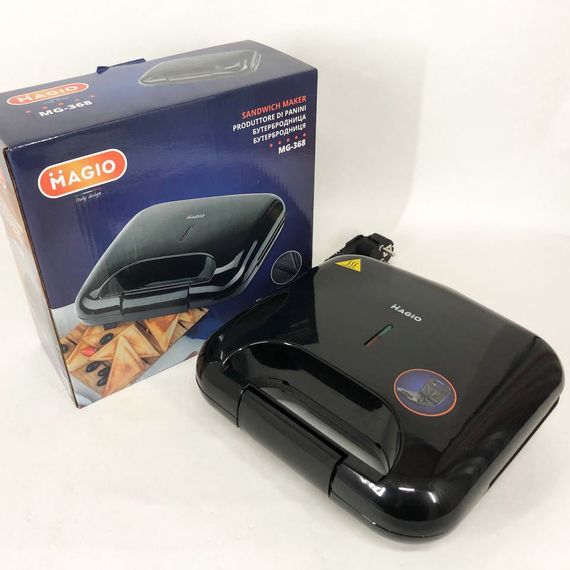Мультипекар вафельниця Magio MG-368, Домашній гриль, RX-630 Електрична сендвічниця | Зображення 1