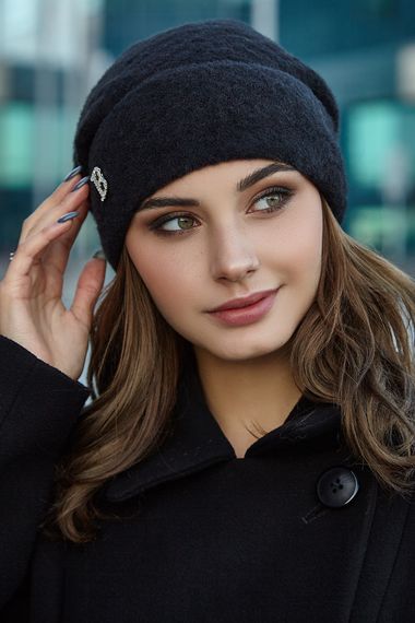 Шапка-колпак «Миранда» черный