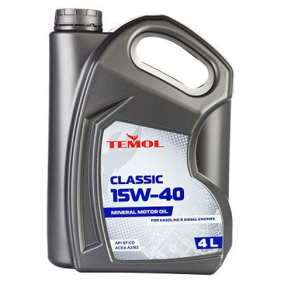 Моторное масло TEMOL Classic 15W40 4л (TEMOL 62897)