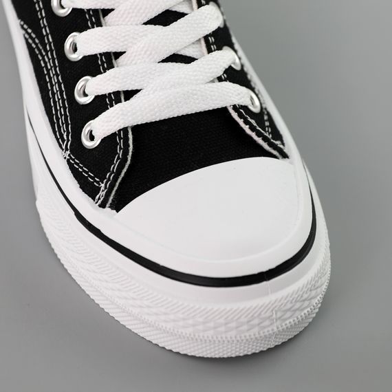 Кеди жіночі 591727 Чорні 36 37 38 39 40 | Зображення 3