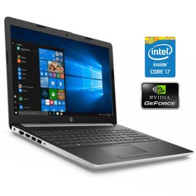 Ультрабук Б-класс HP Notebook - 15-da0072ns / 15.6" (1366x768) TN / Intel Core i7-8550U (4 (8) ядра по 1.8 - 4.0 GHz) / 8 GB DDR4 / 256 GB SSD + 1000 GB HDD / nVidia GeForce MX130, 2 GB GDDR5, 64-bit / WebCam б/у