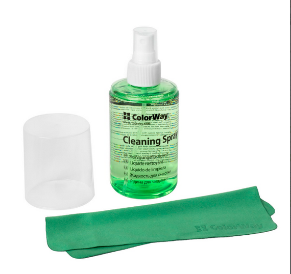 Набір чистячий для електроніки 200мл+2 мікрофібри ColorWay CW-5200 | Зображення 3