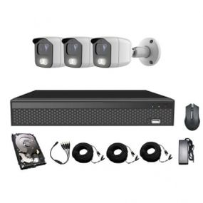 Комплект AHD видеонаблюдения CoVi Security AHD-3W KIT  HDD500