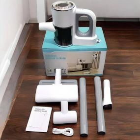 Пылесос аккумуляторный для дома и авто LY-764 Белый