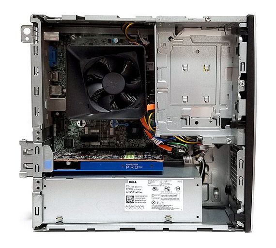 Комп'ютер Dell Inspiron 3470 SFF / Intel Core i3-8100 (4 ядра по 3.6 GHz) / 8 GB DDR4 / 256 GB SSD M.2 / AMD Radeon Pro WX 3100, 4 GB GDDR5, 128-bit / Win 10 Home б/в | Зображення 3