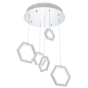 Светильник потолочный подвесной светодиодный для холла BR-936S/44W LED WH