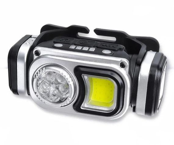 Налобный фонарь HX-Т60-5SMD влагозащитный аккумуляторный 4 режима красный свет SMD | Зображення 1