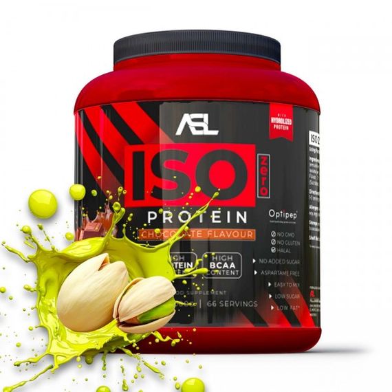Протеин AllSports Labs Iso Zero Protein 2 kg (Pistachio) (90 % isolate, zero lactose, zero sugars, aspartame free)