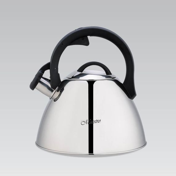 Чайник 2.5 л Maestro MR‑1314 из нержавеющей стали со свистком для всех типов плит