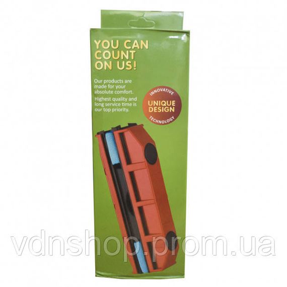 Щітка магнітна для миття скла з двох сторін Glider Червона XA-27 | Зображення 6