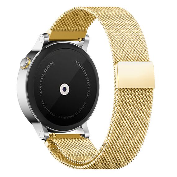 Миланский сетчатый ремешок для часов Motorola Moto 360 2nd gen (46mm) - Gold | Зображення 2