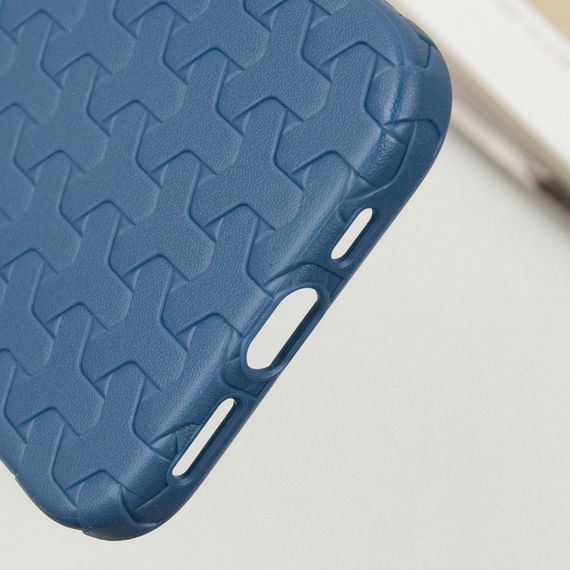 Чехол TPU Weaving для Apple iPhone 16 (6.1") Blue | Зображення 5