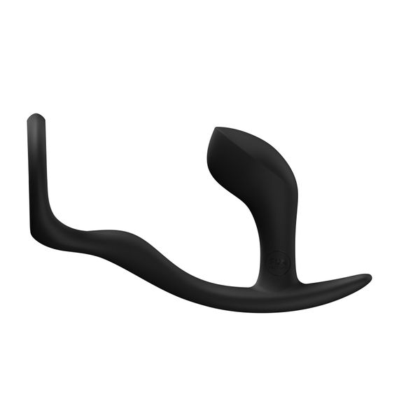 Анальна пробка з ерекційним кільцем Fun Factory BOOTIE RING Black | Зображення 2