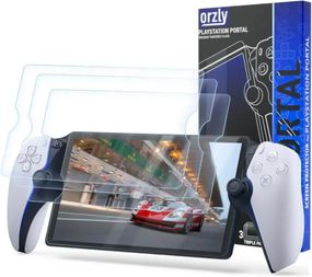 Захисне скло Orzly (3 шт.) для PlayStation Portal Remote Player, загартоване скло 9H