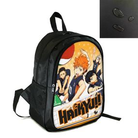 Рюкзак городской/школьный 38×28 см с принтом Аниме Волейбол!/Haikyuu!! два отдела, детский, подростковый, мужской, женский (4104)