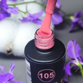 Гель-лак для нігтів Bee Nails 105 (рожевий персик) 8мл