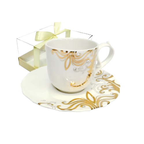 2320-4 Набір Жаклін (чашка 220мл, блюдце 15,5см)