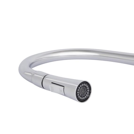 Смеситель для кухни Qtap Vlasta New с выдвижным изливом QTVLA344CRM45646 Chrome | Зображення 4