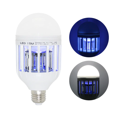Светодиодная лампа отпугиватель от комаров Mosquito Killer Lamp, 15Вт | Зображення 7