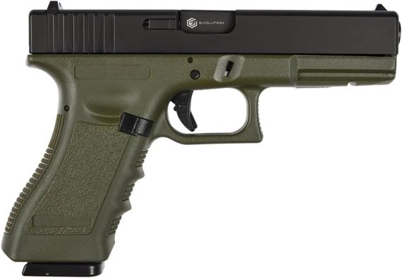 Пістолет страйкбольний Evolution E017 Gas 6 мм OD Green | Зображення 1
