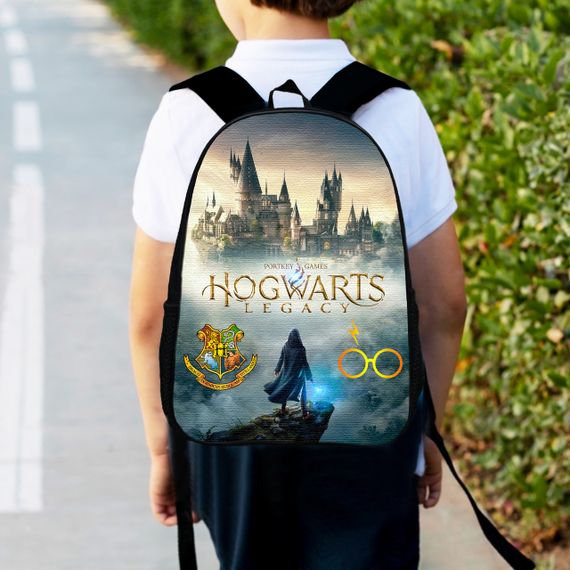 Рюкзак дитячий Гаррі Поттер "Harry Potter" 34х27см, міський ранець для хлопчика з принтом (00429)