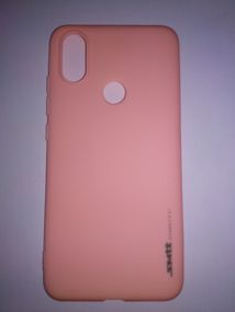 Чохол силіконовий (TPU) SMTT накладка для Xiaomi Mi A2/ Mi 6x Pink