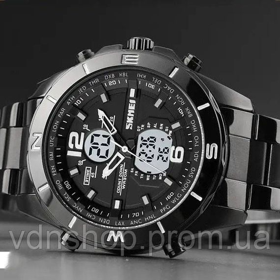 Чоловічі годинники стильні наручні чоловічі стрілочні SKMEI Ексклюзивні годинники ME-61 | Зображення 6