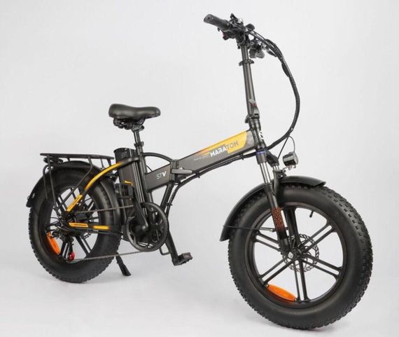 Электровелосипед Maraton Tornado 750W 48V/15Ah Складной электрофетбайк 20", скорость 50 км/ч, Shimano 7 speed, дисковый тормоз | Зображення 2