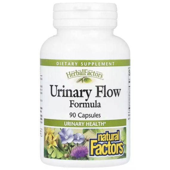 Урологічний препарат Natural Factors Herbal Factors Urinary Flow Formula 90 Caps