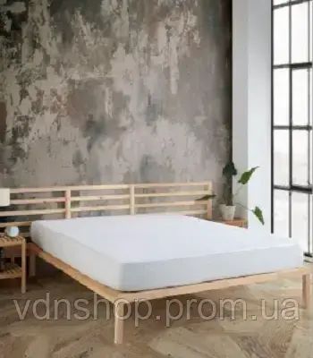 Наматрасник непромокаемый Аквастоп с тканевым бортом и резинкой (180*200) | Зображення 3