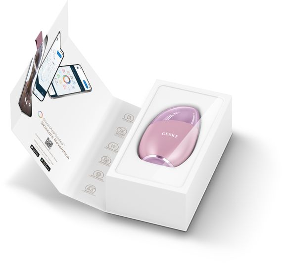 Масажер для обличчя GESKE Cool&Warm Eye and Face Massager 7в1 pink | Зображення 8
