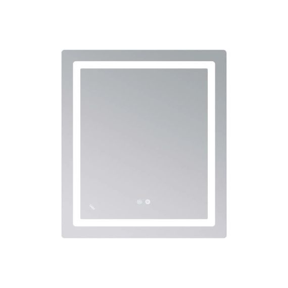 Дзеркало Lidz Kubis (KU2) 700х800 з LED-підсвіткою Touch, з антизапотіванням, з димером, рег. яскравості LD78LF904708048447 | Зображення 3