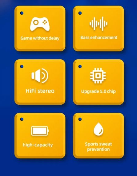 Накладные наушники  Lenovo Thinkplus TH10 TWS, стерео Bluetooth  наушники, музыкальная гарнитура с микрофоном | Зображення 3