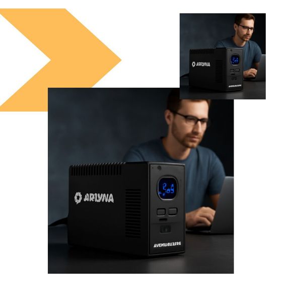 Стабілізатор напруги 6 кВт з тиристорним типом стабілізації ARUNA PowerGuard 10000 (345600804_11681) | Зображення 1