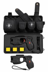 Найпотужніший Паралізатор (шокер) Стріляючий електрошокер Taser KSY FD USA + лазер Топ Продажів