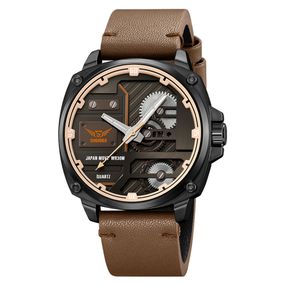 Skmei 2289BKLBN Black-Light Brown