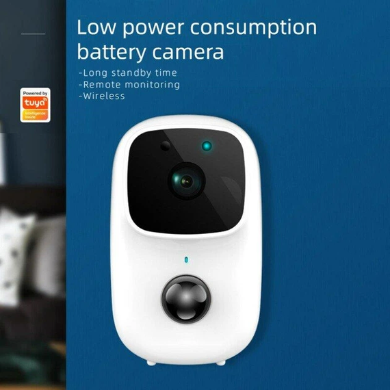 Домофон WiFi B90 Smart Doorbell с функцией видеозаписи Беспроводная видеокамера дверного звонка | Зображення 2