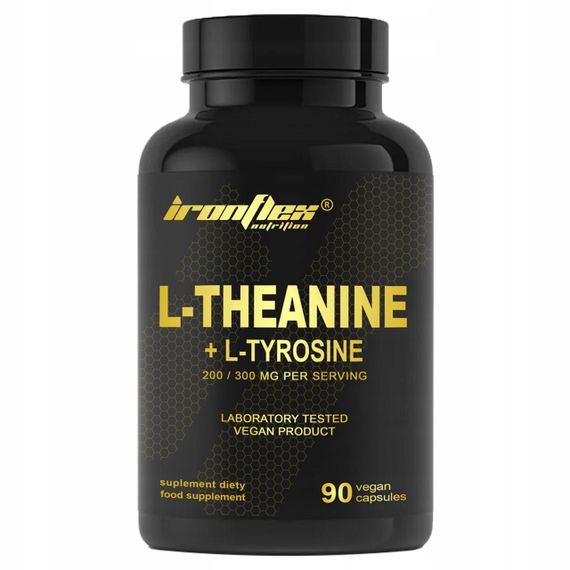 L-теанін та L-тирозин IronFlex L-Theanine + Tyrosine 90 caps