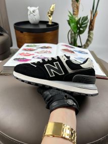 Женские кроссовки 574 x Stone Island Black White В3593 39