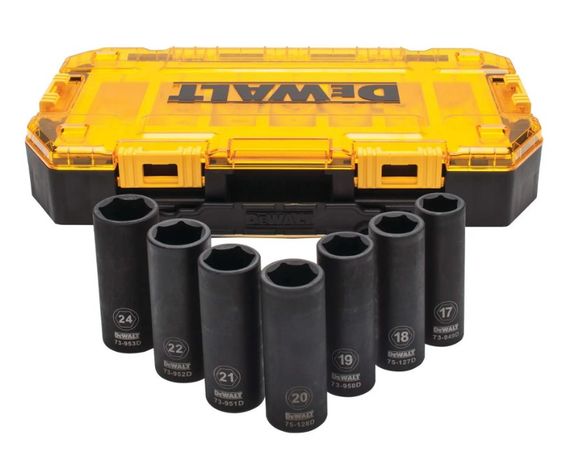 Набір головок DeWalt 1/2 7 предметів (DWMT74737-0)